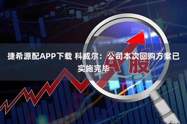 捷希源配APP下载 科威尔：公司本次回购方案已实施完毕